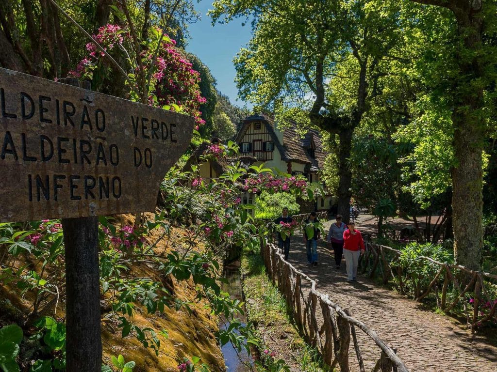 Levada do Caldeirão Verde en Madeira