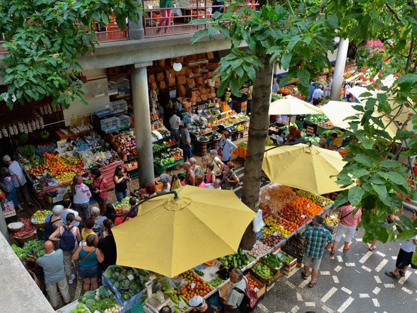 Mercado dos lavradores en Madeira