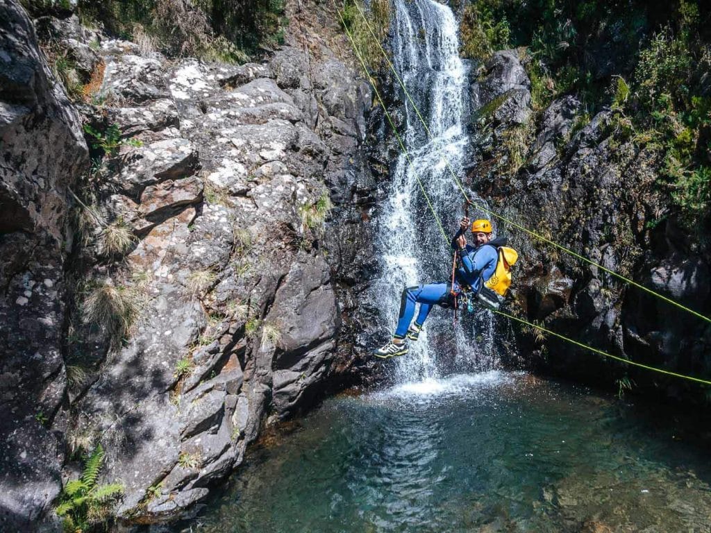 Barranquismo es una de las mejores cosas que hacer en la isla de Madeira
