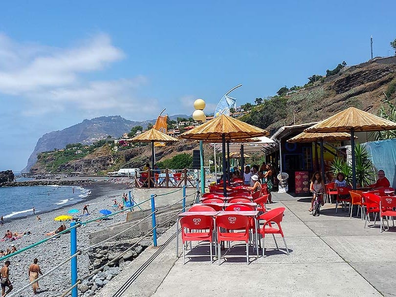 Vista de la playa de Formosa, una de las cosas que ver en Madeira